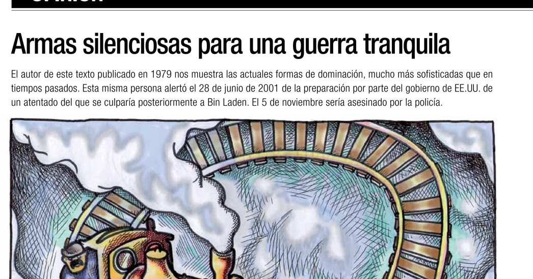 armas silenciosas para guerras tranquilas